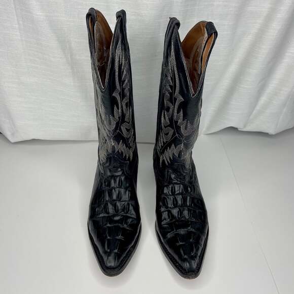 Vintage La Cabaña West Cowhide Vaqueros Boots - Picture 3 of 12